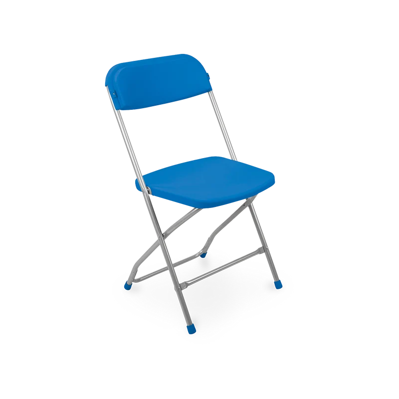 Klappstuhl mit Aluminiumgestell & Kunststoffsitzfläche