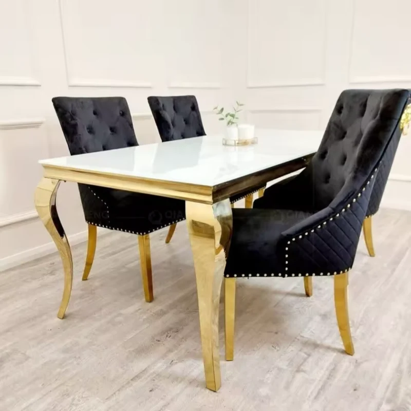 Esstisch-Sets modern 6 Stühle™ | Luxuriöses Esszimmer-Set für Zuhause