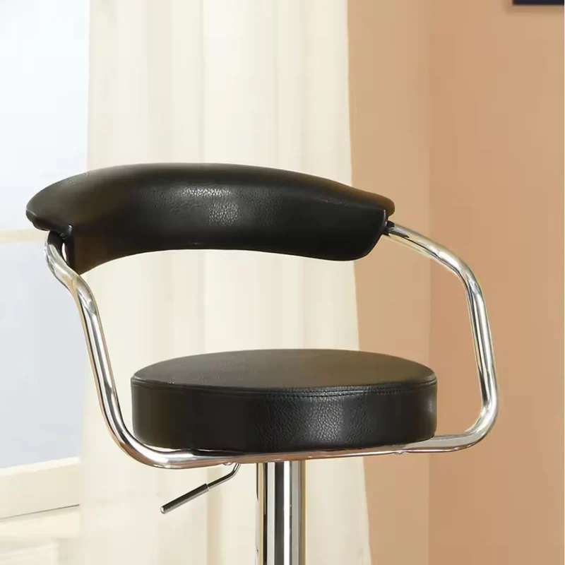 Schwarze Hocker aus Kunstleder™ | Elegante Barhocker für Zuhause.