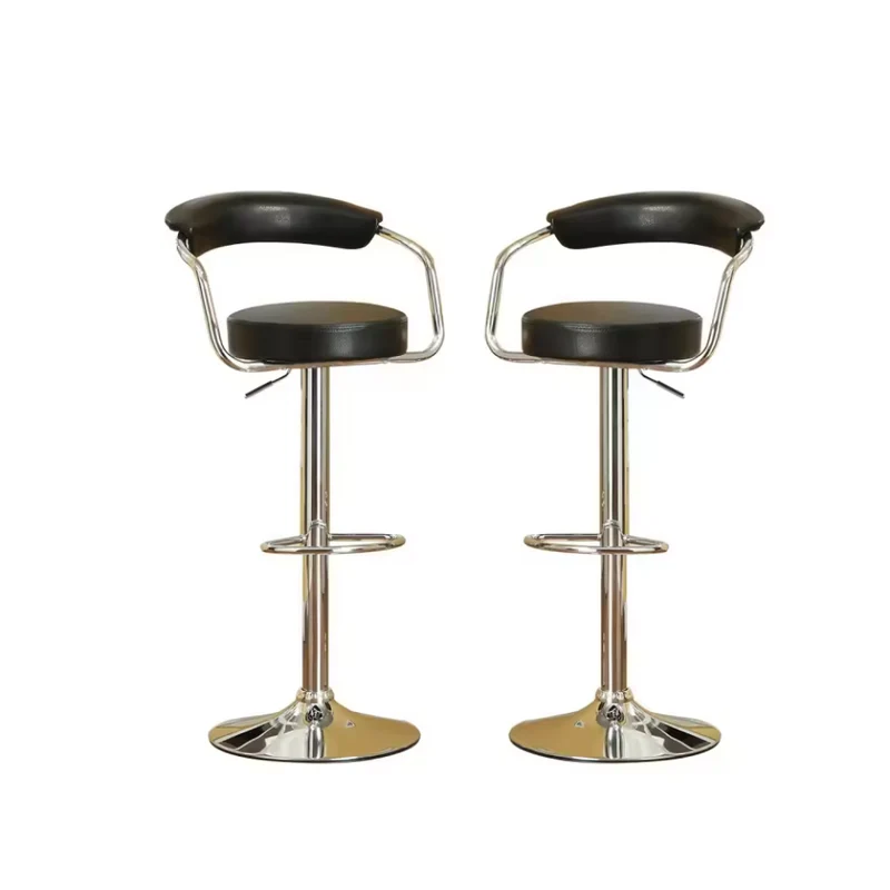 Schwarze Hocker aus Kunstleder™ | Elegante Barhocker für Zuhause.