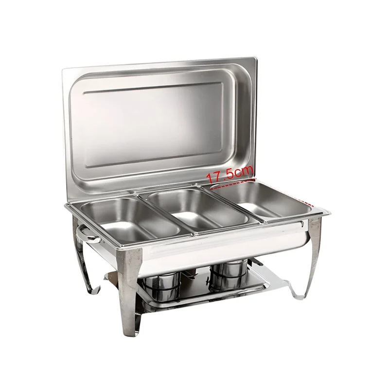 Quadratisches Buffet-Pfannen-Set™ | Edles, zuverlässiges Buffet-Highlight