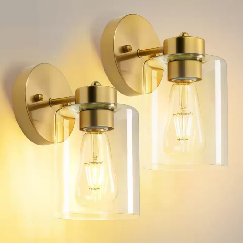 Badezimmerlicht Wandleuchten™ | Goldene Wandleuchten mit Stil