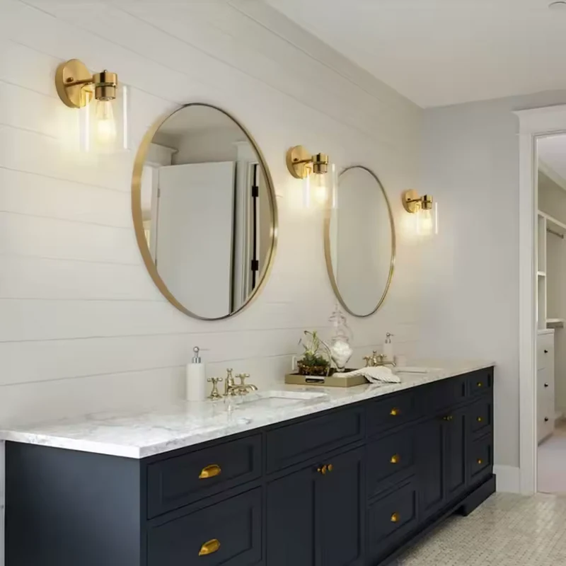 Badezimmerlicht Wandleuchten™ | Goldene Wandleuchten mit Stil