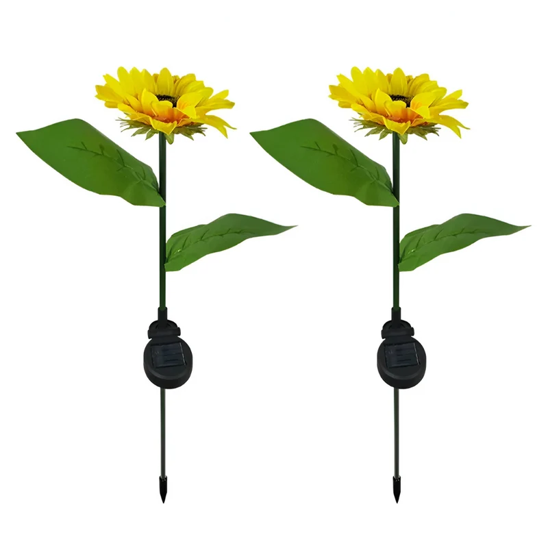 Solar-Gartenlicht™ | Solar-Sonnenblumen-Gartenleuchte