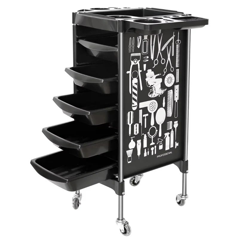 Rollwagen für Friseursalons™ | Stilvoller Profi-Trolley mit Herz