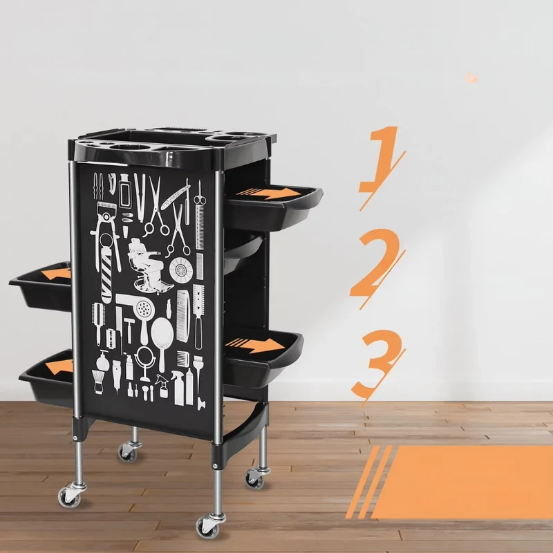 Rollwagen für Friseursalons™ | Stilvoller Profi-Trolley mit Herz