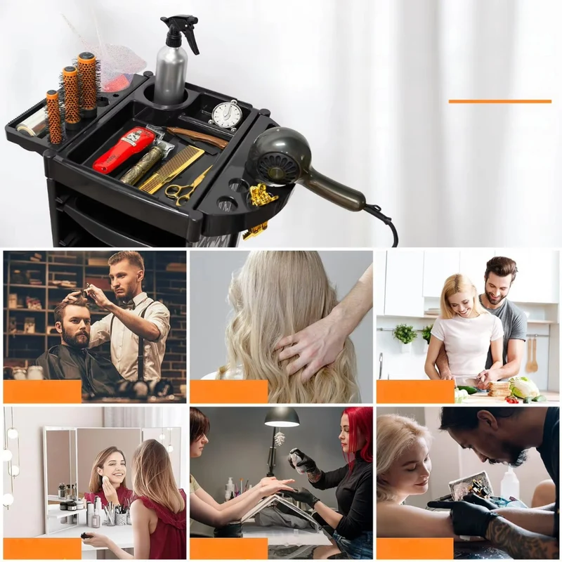 Rollwagen für Friseursalons™ | Stilvoller Profi-Trolley mit Herz