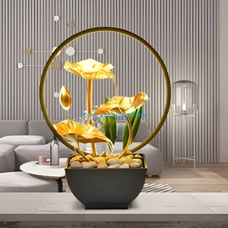 Blatt Brunnen mit LED-Licht™ | Beruhigender LED-Wasserbrunnen fürs Herz