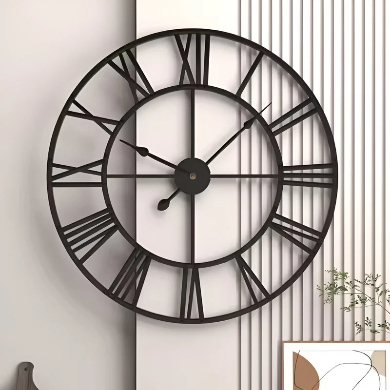 Moderne große 3D-Wanduhren™ | Elegante, lautlose 3D-Wanduhr