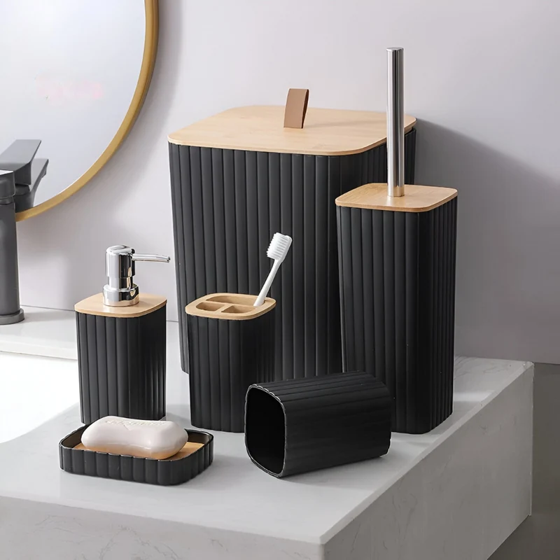 Badezimmerset mit Müll™ | Elegantes Badezimmer-Set für Harmonie