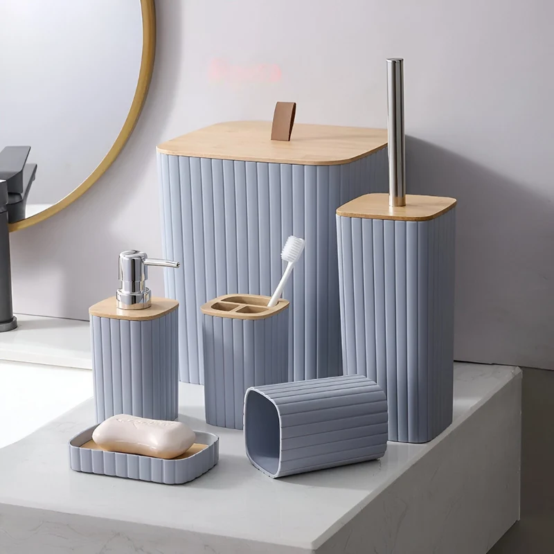 Badezimmerset mit Müll™ | Elegantes Badezimmer-Set für Harmonie