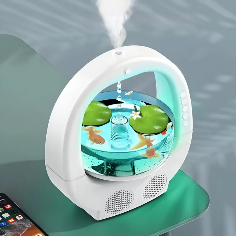 Sprecher-Aquarium-Art-Wasser™ | Magischer Wasserfall-Klangzauber