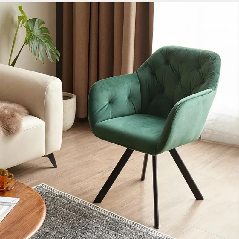 Möbel Modern Grün chair™ | Luxuriöser, drehbarer Samt-Traumstuhl