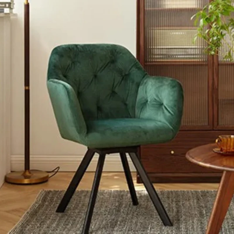 Möbel Modern Grün chair™ | Luxuriöser, drehbarer Samt-Traumstuhl