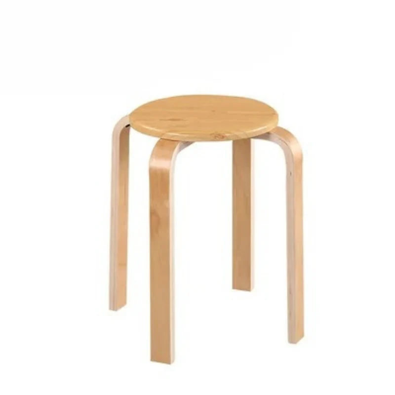 Massivholzhocker, verdickter Hocker™ | Einzigartiger, eleganter Holzstuhl