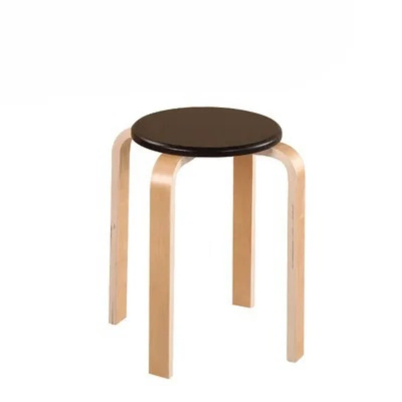Massivholzhocker, verdickter Hocker™ | Einzigartiger, eleganter Holzstuhl