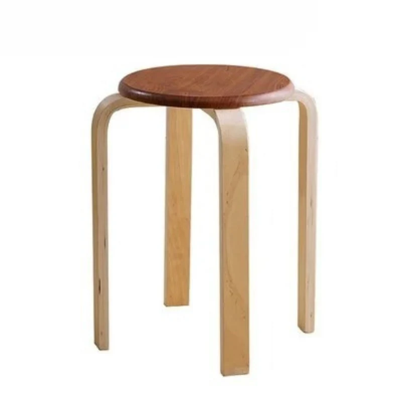 Massivholzhocker, verdickter Hocker™ | Einzigartiger, eleganter Holzstuhl