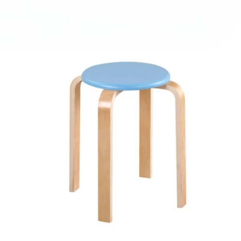 Massivholzhocker, verdickter Hocker™ | Einzigartiger, eleganter Holzstuhl