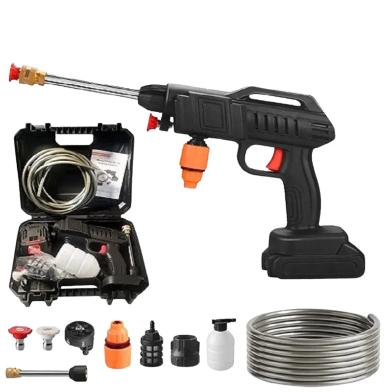 Autowaschpistole Haushalt™ | Kabellose Power für makellose Sauberkeit
