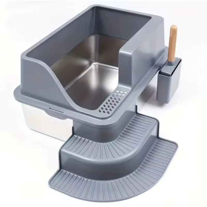 Katzenstreu aus Edelstahl™ | Luxus-Toilette für glückliche Katzen