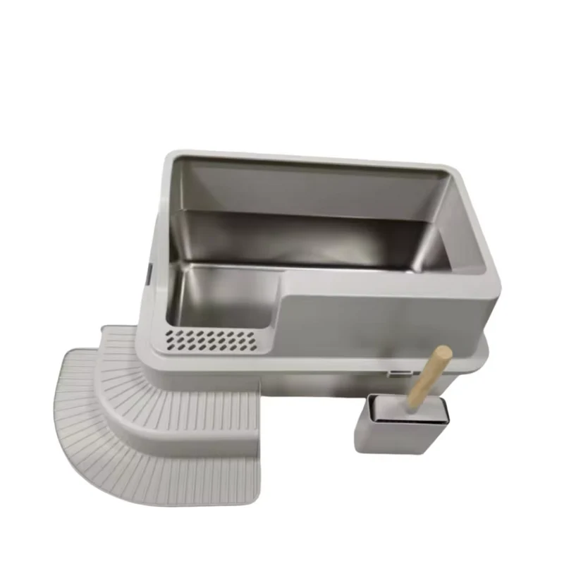 Katzenstreu aus Edelstahl™ | Luxus-Toilette für glückliche Katzen