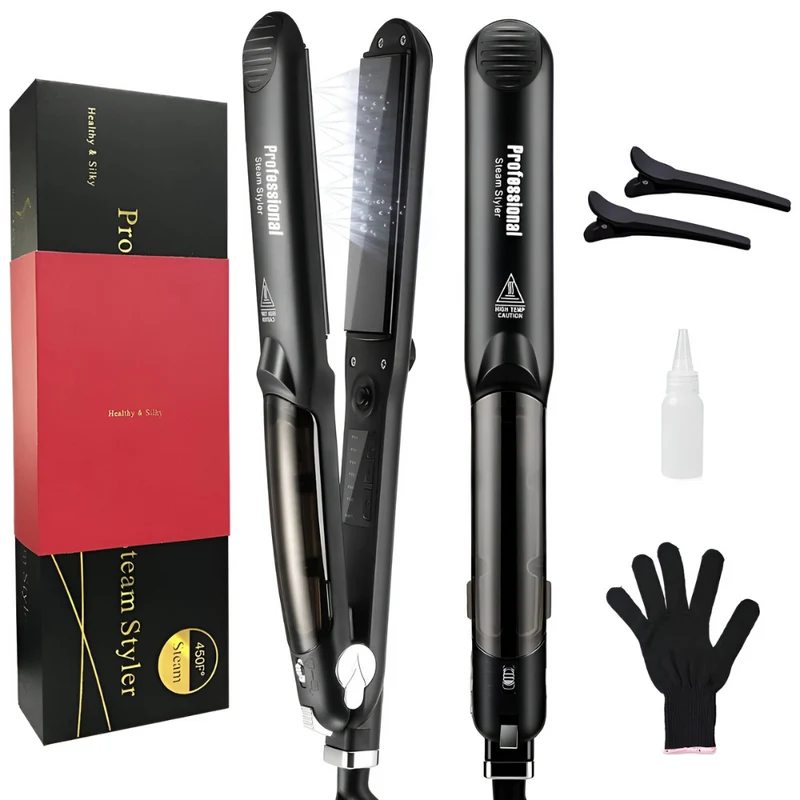 Dampf-Haarglätter Professional™ | Seidig-glatte Haare, schonendes Styling