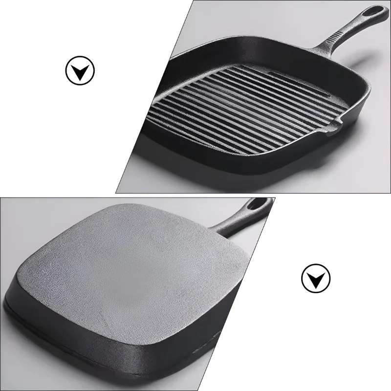 Pfannen Steakpfanne quadratisch, Eisen™ | Perfekte Steakpfanne für Genussmomente