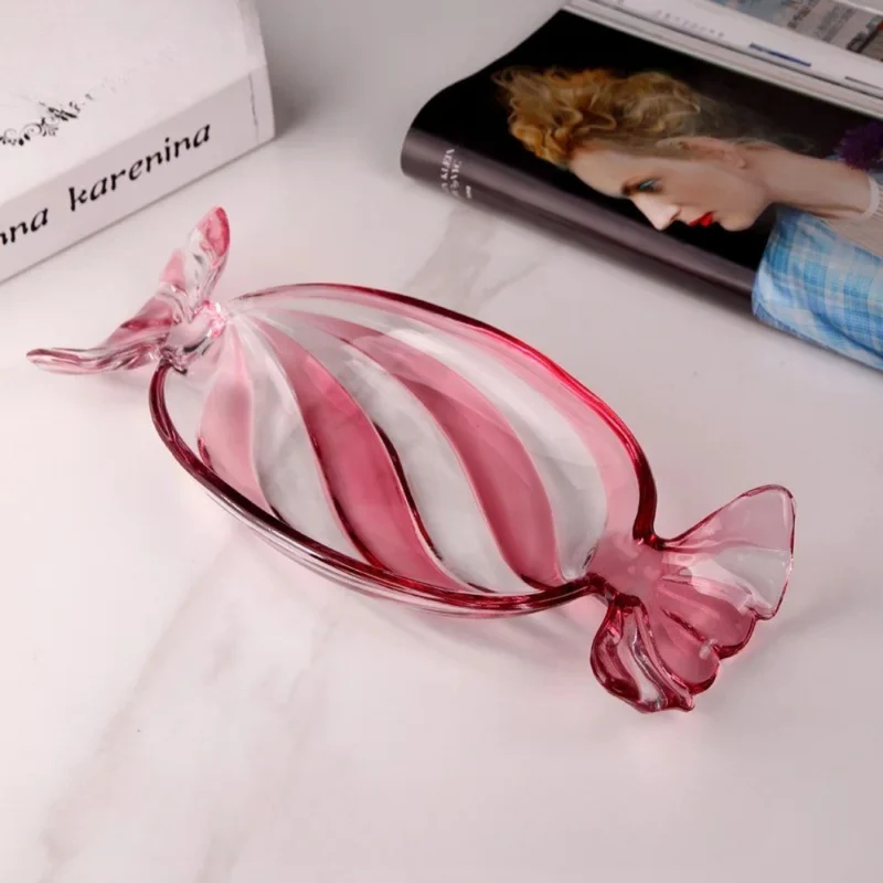 Obstteller aus farbigem Glas™ | Elegante, farbenfrohe Glasschale