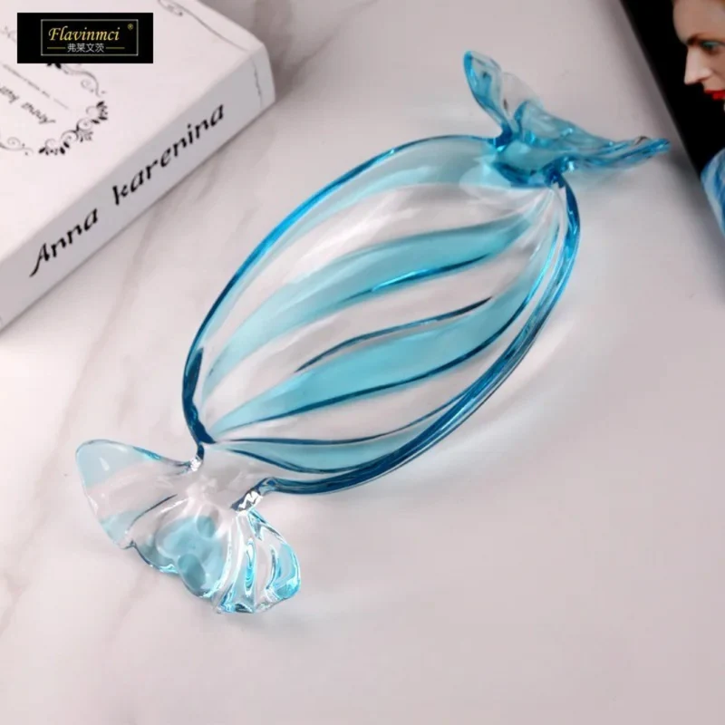 Obstteller aus farbigem Glas™ | Elegante, farbenfrohe Glasschale