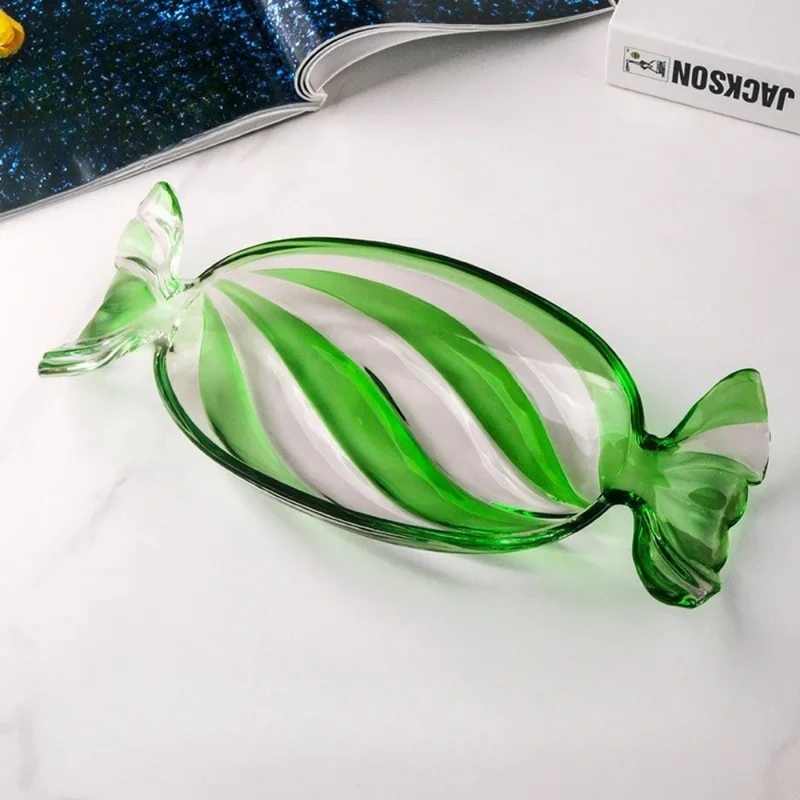 Obstteller aus farbigem Glas™ | Elegante, farbenfrohe Glasschale
