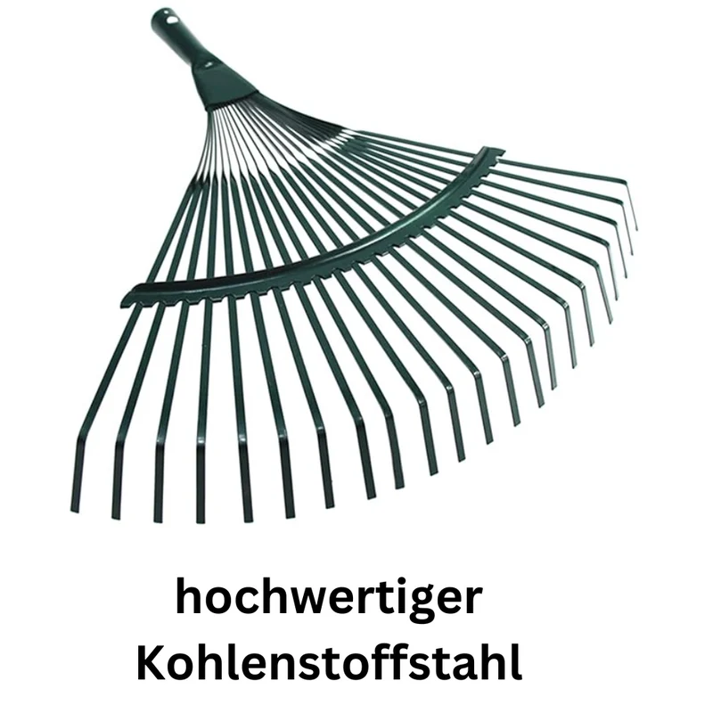 KapazitätHandles gefallen™ | Langlebiger Gartenrechen für effiziente Reinigung