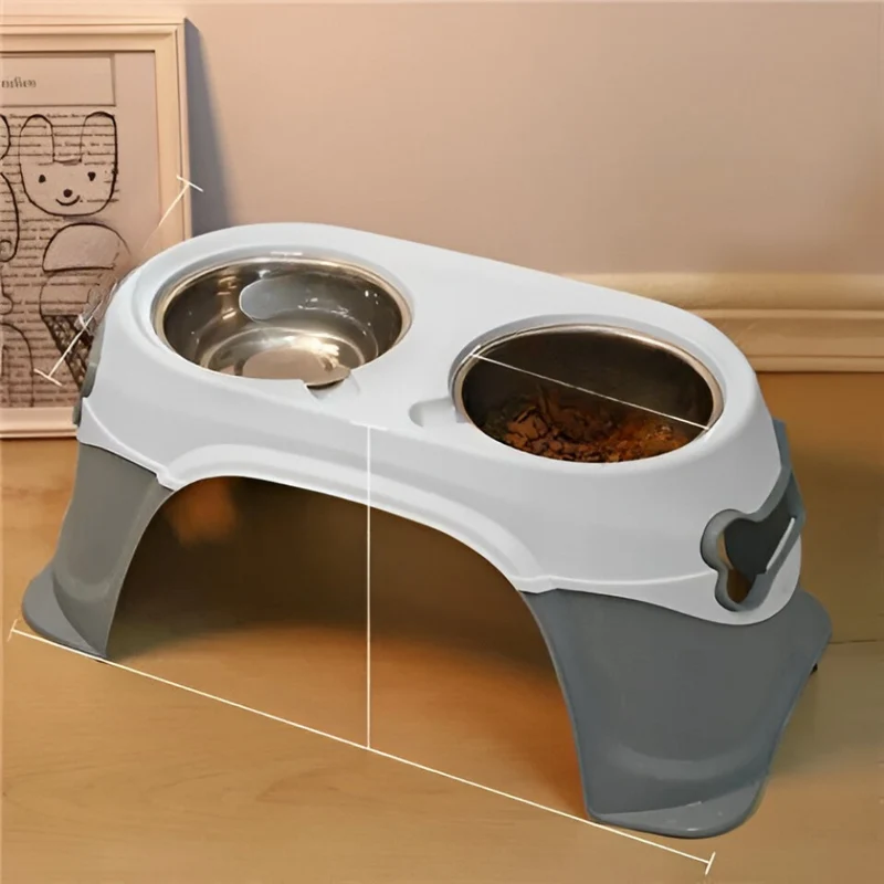 Suprempet Doppelnapf Hunde™ | Praktischer, hygienischer Hundenapf mit Stil