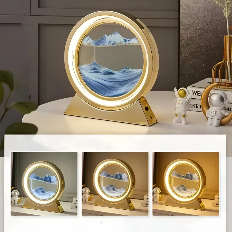 Bewegliche Sandtischlampe™ | Magische Sandkunst mit Licht