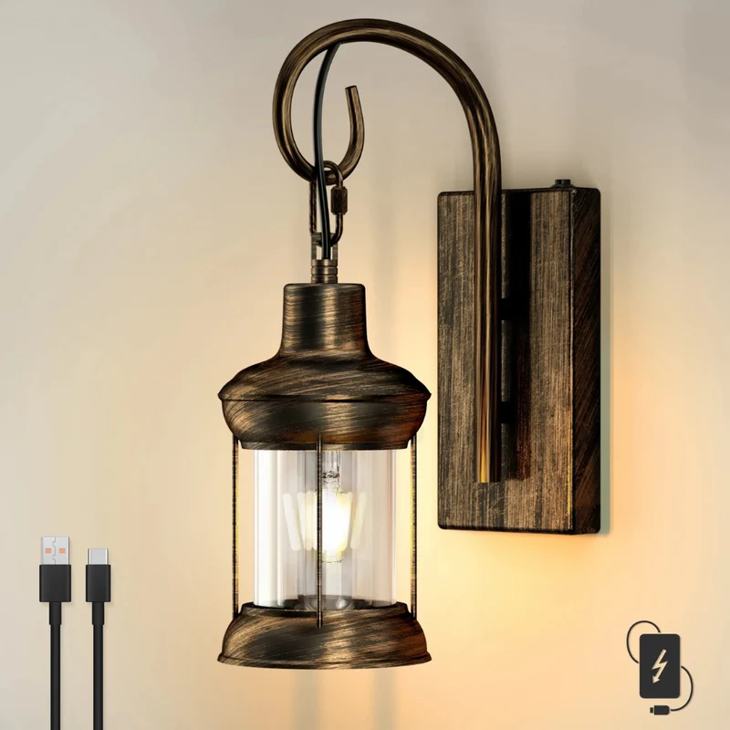 HYMELA Vintage™ | Elegante, flexible Wandleuchte für Ambiente