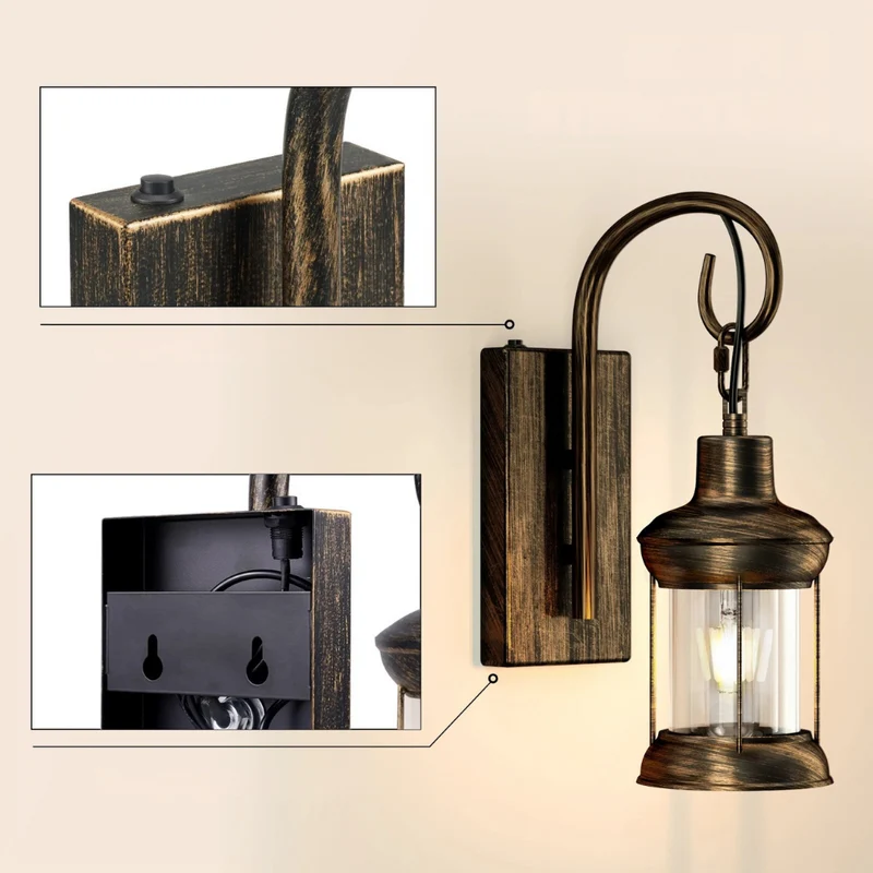 HYMELA Vintage™ | Elegante, flexible Wandleuchte für Ambiente