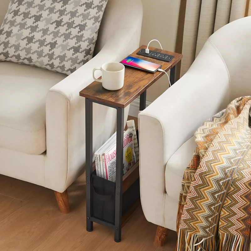 Schlanker Lade-Beistelltisch™ | Stylischer, smarter Komfort-Tisch