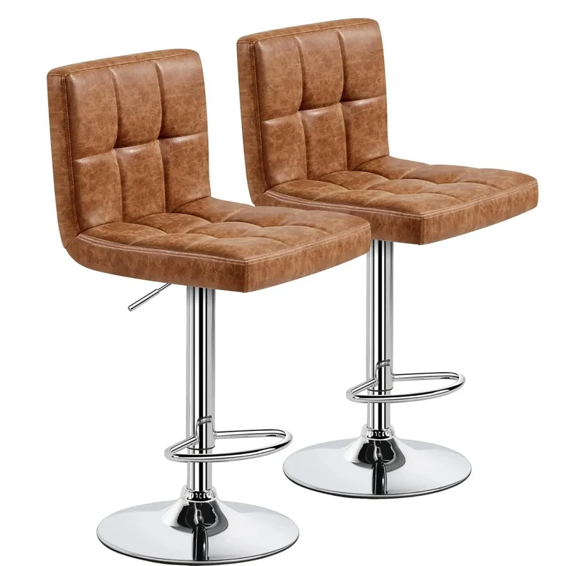Barhocker 4er Set, PU-Leder™ | Elegante & bequeme Design-Barhocker