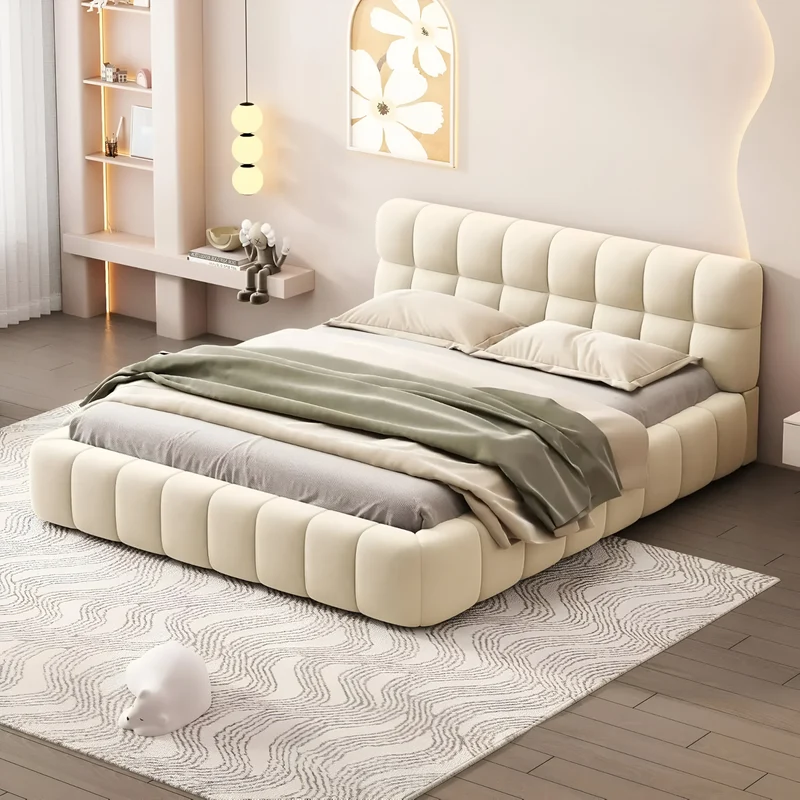 Modernes Queensize-Polsterbett™ | Luxuriöses, stilvolles Traumbett