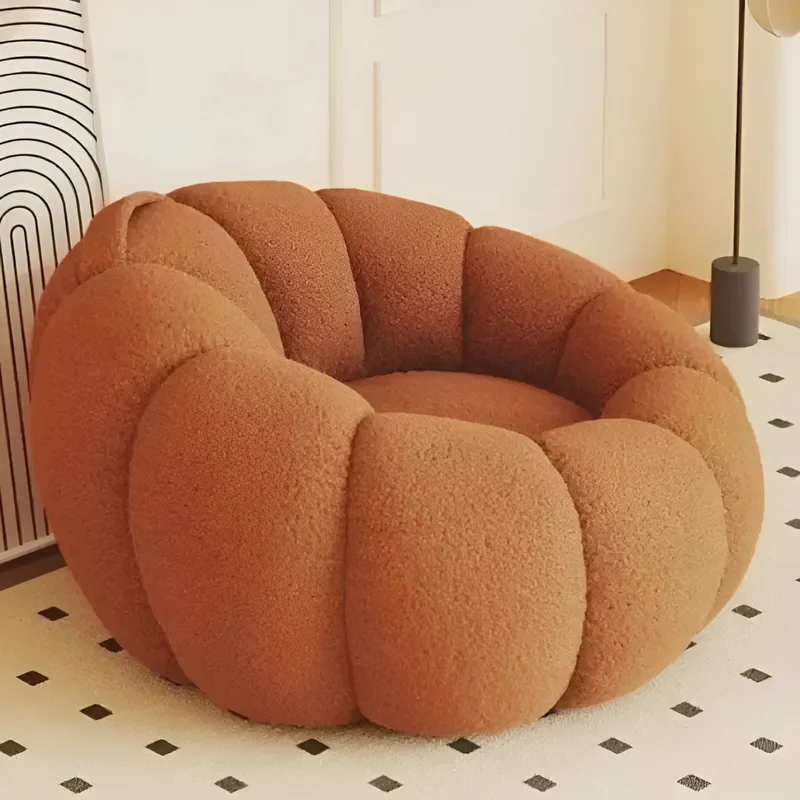 Kürbisform Single Lazy™ | Kuscheliger Wohlfühlsessel für Zuhause