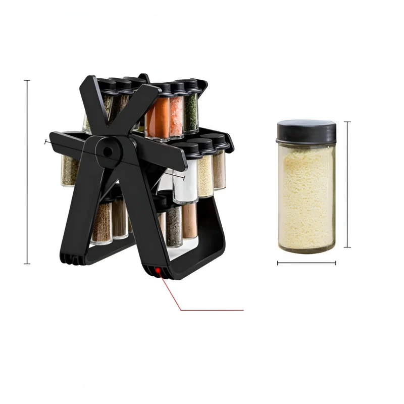 Rotierendes Gewürzdosen-Set™ | Perfekte Gewürzordnung mit Stil