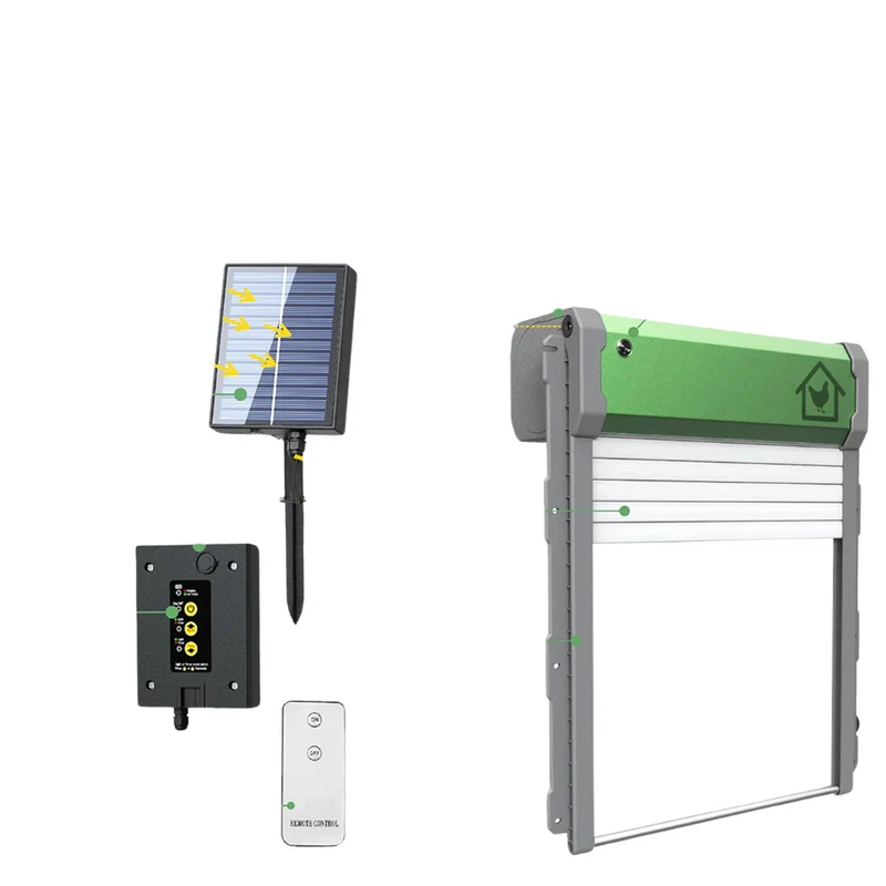 Hühnerstalltür Solar™ | Sorgloser Schutz für Hühner