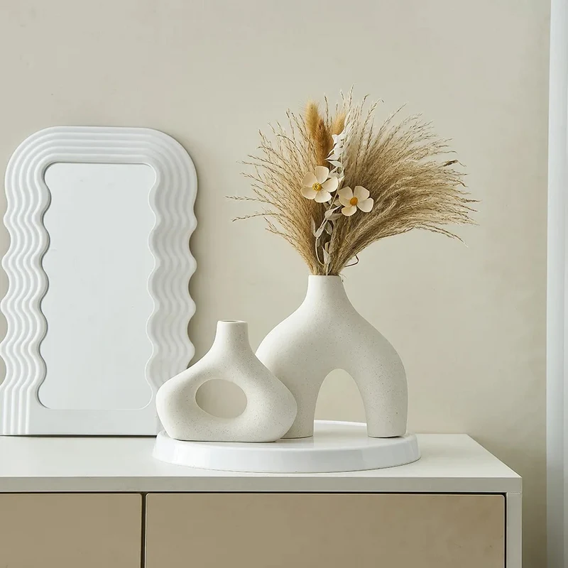 Freundliche Keramikvase™ | Elegante, handgefertigte Keramikvase