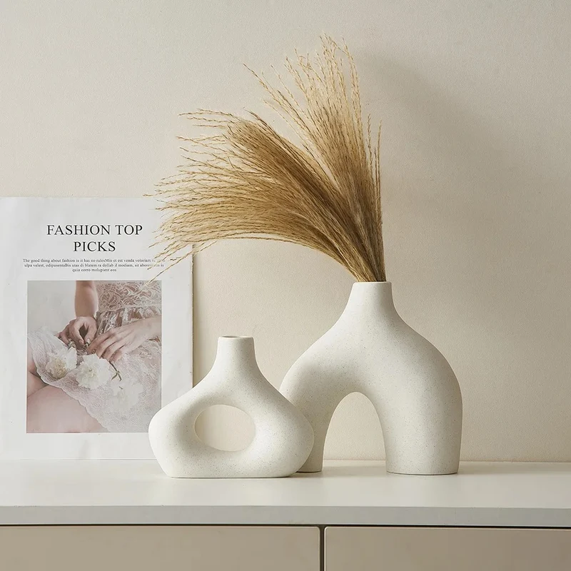 Freundliche Keramikvase™ | Elegante, handgefertigte Keramikvase