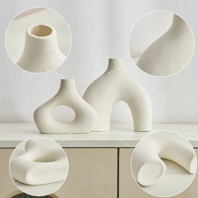Freundliche Keramikvase™ | Elegante, handgefertigte Keramikvase