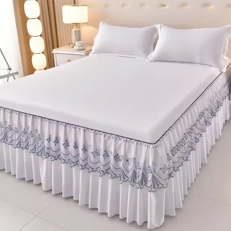 Bettrock-Bettbezug™ | Elegante Bettverkleidung, Staubschutz