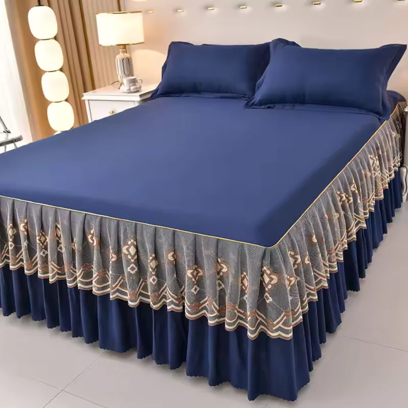 Bettrock-Bettbezug™ | Elegante Bettverkleidung, Staubschutz