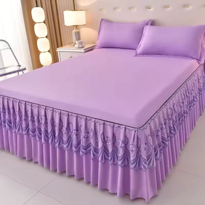 Bettrock-Bettbezug™ | Elegante Bettverkleidung, Staubschutz