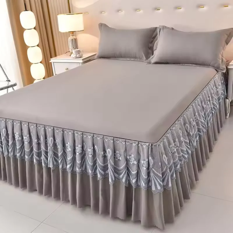 Bettrock-Bettbezug™ | Elegante Bettverkleidung, Staubschutz
