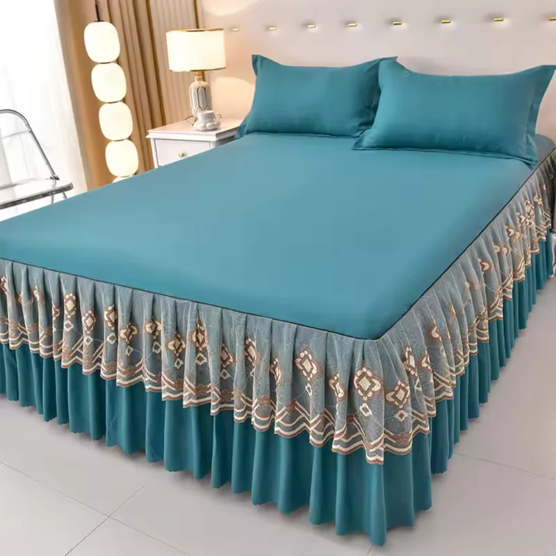 Bettrock-Bettbezug™ | Elegante Bettverkleidung, Staubschutz