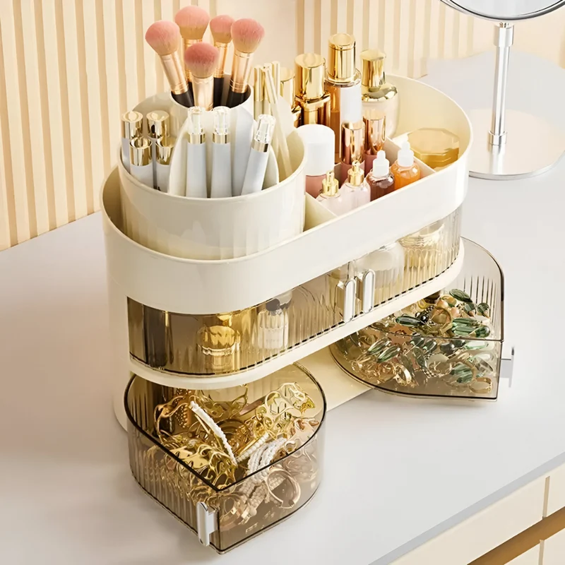 Grad drehbare Kosmetik-Aufbewahrungsbox™ | Perfekte Ordnung für dein Beauty-Chaos
